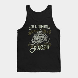 Full Throttle Racer Vintage Biker Tank Top